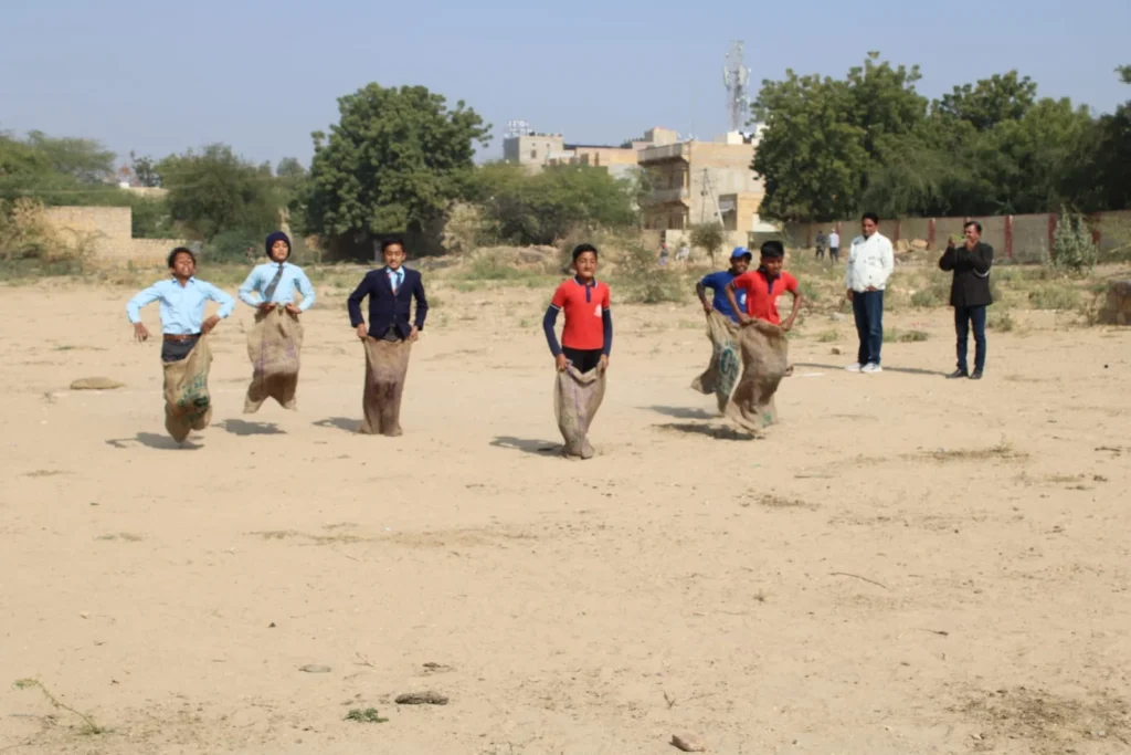 Young people participating in outdoor activities